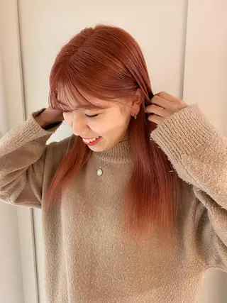 ロング サトウ ナナのヘアスタイル