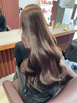 ロング カラー キラ🌟 艶感color🎀のヘアスタイル