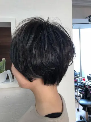 ショート 縮毛矯正の達人 ☆ 松本のヘアスタイル