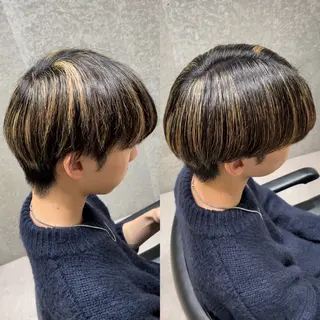 ミディアム メンズ 髪質改善ヘアケア 艶髪特化/上田のヘアスタイル