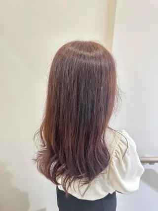 セミロング カラー 🫧のばた /川越/透明感🫧のヘアスタイル