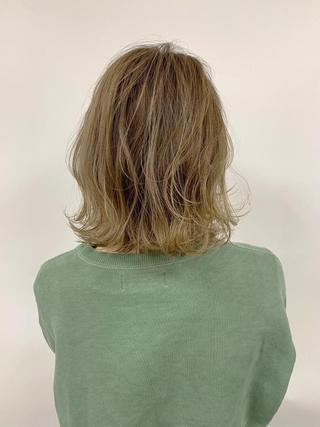 ミディアム ボブ特化・縮毛矯正/ 上原麗咲希のヘアスタイル