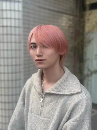 メンズ ))ブリーチ特化(( 渡邉 怜のヘアスタイル