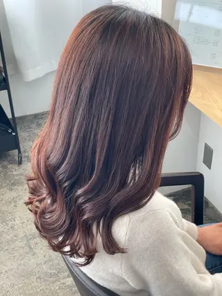 ロング 透明感カラー さきのヘアスタイル