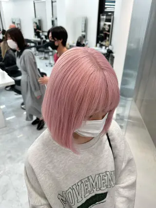 ショート カラー ヘアアレンジ レイヤーダブルカラー KYONのヘアスタイル