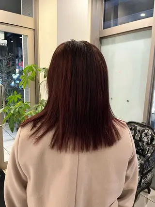 カラー 💚オオツカ キホ💚のヘアスタイル