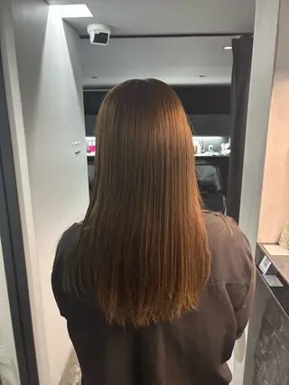 ロング カラー ブリーチモデル募集 古内柊のヘアスタイル