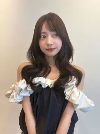 ロング 髪質改善・水素カラー ARIA(ému)のヘアスタイル
