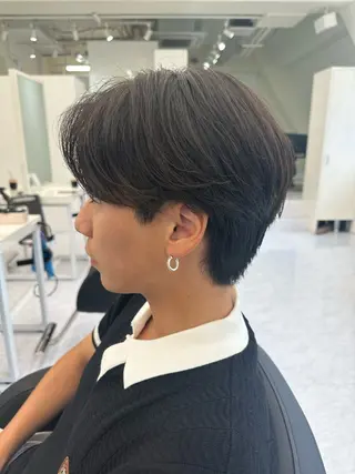 パーマ メンズ 岡部 琉斗のヘアスタイル