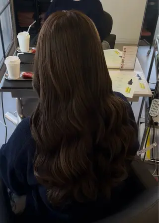 ロング 💖髪質改善カラー/ エクステ💖かりんのマツエク・マツパデザイン