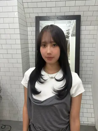 ロング カラーモデル　広島市 legare凜🌻✨のヘアスタイル