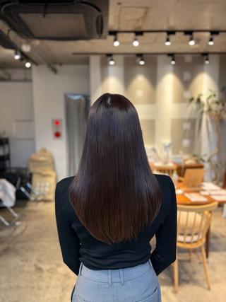 ロング カラー ブラウンカラー特化/ 艶✖️上品/修生のヘアスタイル