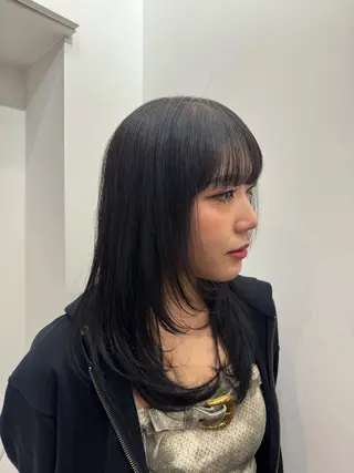 ロング レナ/原宿/レイヤー ダブルカラーのヘアスタイル