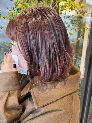 ショート カラー 渋谷/フェザー/ 毛流れ/竹内凌のヘアスタイル