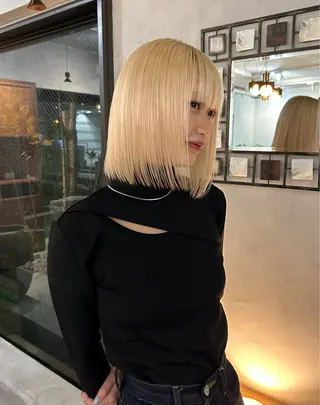 カラー GAN /ダメージレスカラーのヘアスタイル