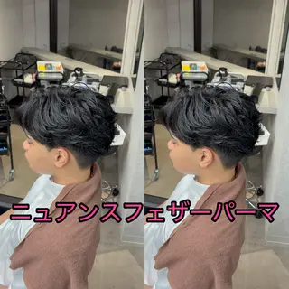 パーマ メンズ限定/縮毛矯正 パーマ特化／鳥居昂生のヘアスタイル
