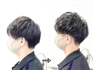 パーマ メンズ マンツーマン美容師 NAKAHARAのヘアスタイル