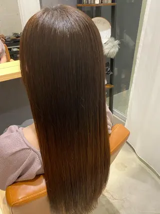 ロング 田中 アキオのヘアスタイル