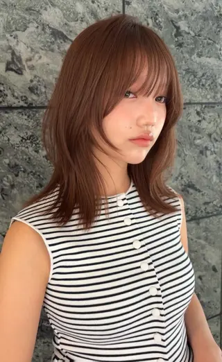 ショート カラー 小顔ボブ jilblanカホのヘアスタイル