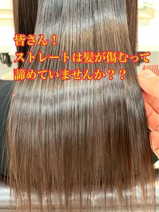 セミロング 野澤 朱里のヘアスタイル