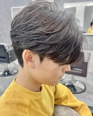 パーマ メンズ GLOP HOMME 店長 アオトのヘアスタイル