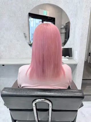 ショート カラー 🌺ハイトーン🌺 矢葺 なぎさ🌺🌺のヘアスタイル