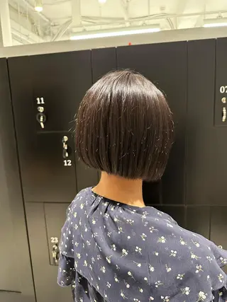 ミディアム ヘアアレンジ 縮毛矯正/髪質改善/ ブリーチ毛/木元渓太のヘアスタイル