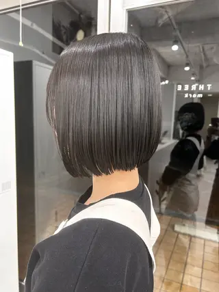 ミディアム 河田 日和のヘアスタイル