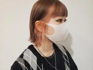 ショート カラー パル__レイヤー/パ ーマ/デザインカラーのヘアスタイル