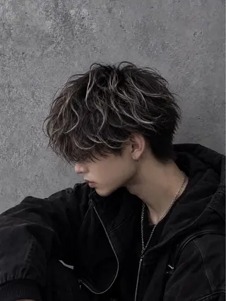 パーマ メンズ 🐺メンズカラー 特化/湘海🐺のヘアスタイル