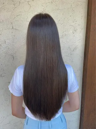 ロング しもかわ かほのヘアスタイル