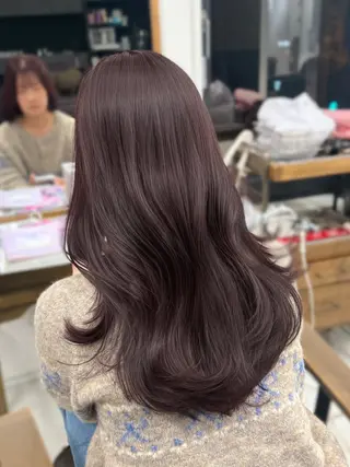 カラー 🍒ベージュ/ピンク ベージュ🍒なつきのヘアスタイル