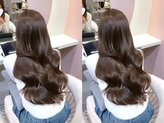 ロング カラー 縮毛矯正ブリーチなし 🍒❤ゆうきのヘアスタイル