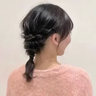 ミディアム レイヤーカット/ 顔まわり/まい🐇♡のヘアスタイル