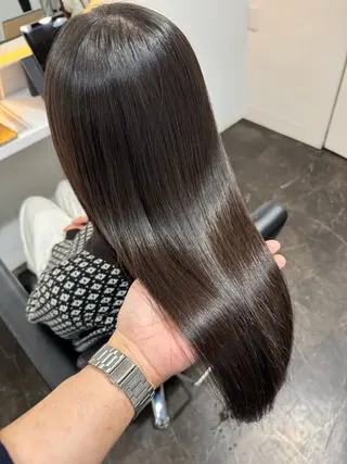 ロング 縮毛矯正/髪質改善 コヤマのヘアスタイル