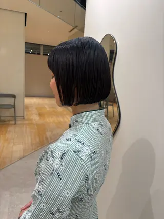 ショート マンツーマン 縮毛矯正/マユコのヘアスタイル