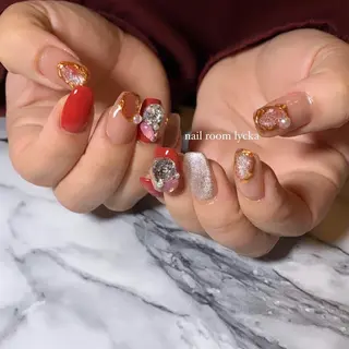 ネイル ネイルルームリッカ 𝐦𝐚𝐲𝐮のネイルデザイン