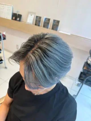 カラー メンズ 髙波 吏玖翔のヘアスタイル