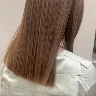 セミロング ブリーチなしWカラー ／レイヤー🎀マリノのヘアスタイル