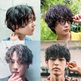 ショート パーマ ヘアアレンジ メンズ メンズスタイル ly本厚木のヘアスタイル