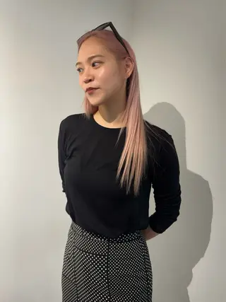 ロング カラー ヘアアレンジ mina 🌷のヘアスタイル