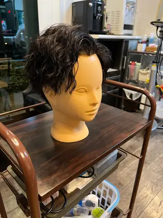 ショート パーマ メンズ 菅野 誠のヘアスタイル