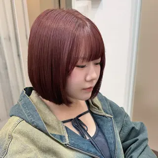 ショート たぴ。ぱつっとボブ/ つや髪🍒髪質改善のヘアスタイル