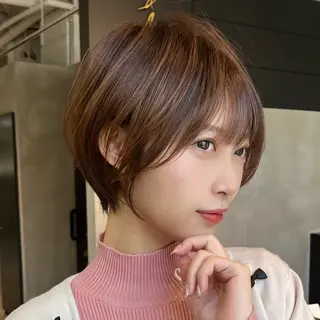 ショート ショート上手い人/ 銀座/なかじのヘアスタイル