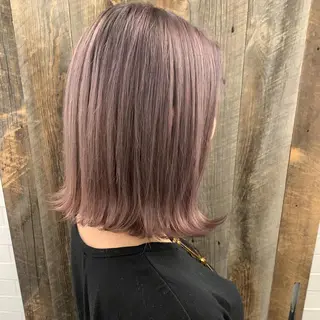ミディアム カラー パーマ ヘアアレンジ Bianca 代表 硲 貴亮【東武練馬】のヘアスタイル