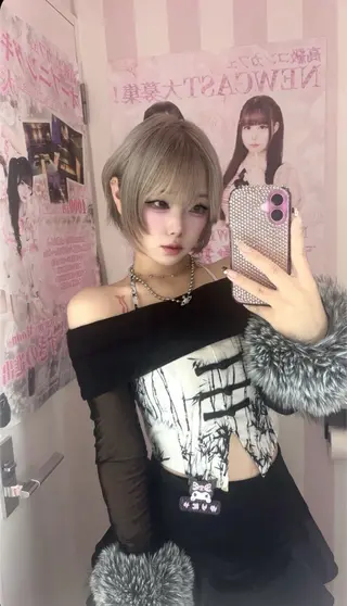 ショート カラー 永田 雄真のヘアスタイル