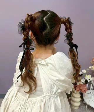 ヘアアレンジ エクステ&ヘアセット Milaのヘアスタイル