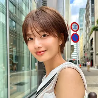 ショート ショート上手い人/ 銀座/なかじのヘアスタイル