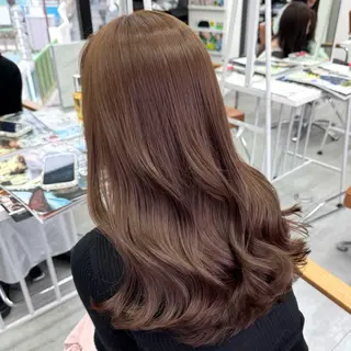 ロング カラー ヘアアレンジ ブリーチなしカラー /新百合ヶ丘/安形翔のヘアスタイル