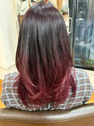 セミロング カラー 岡部 昴瑠/オブヘア銀座のヘアスタイル